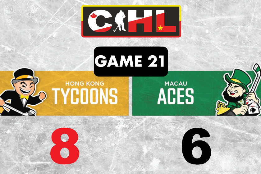 Tycoons Secure First Place in CIHL Standings