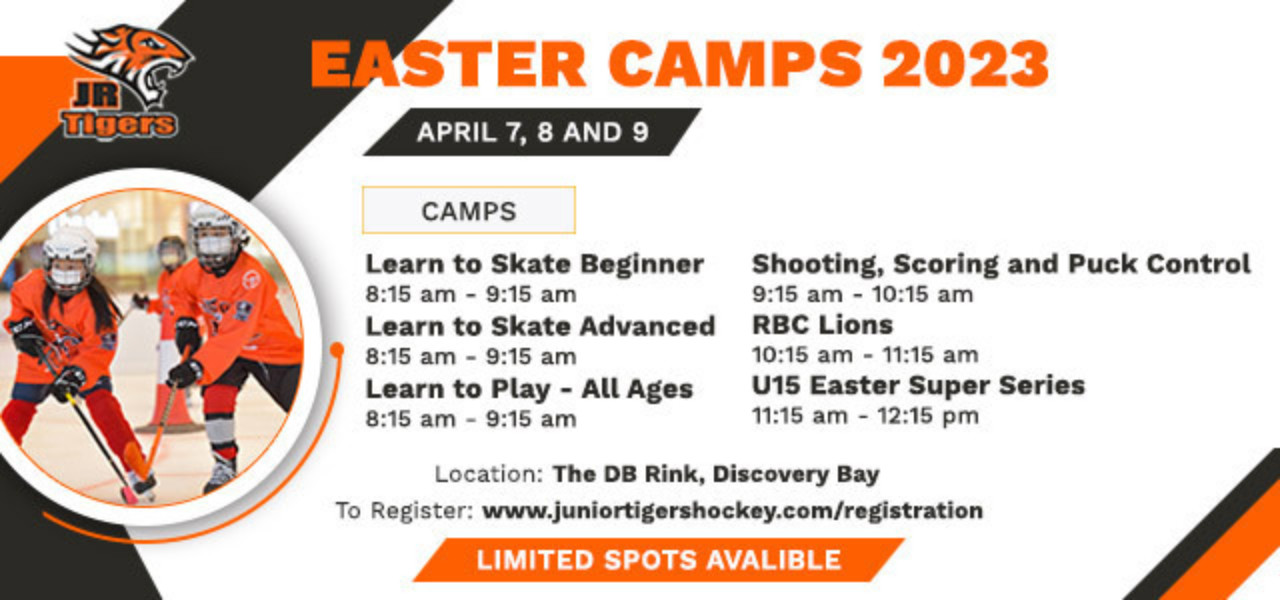 Junior Tigers EASTER CAMPS & SUPER SERIES