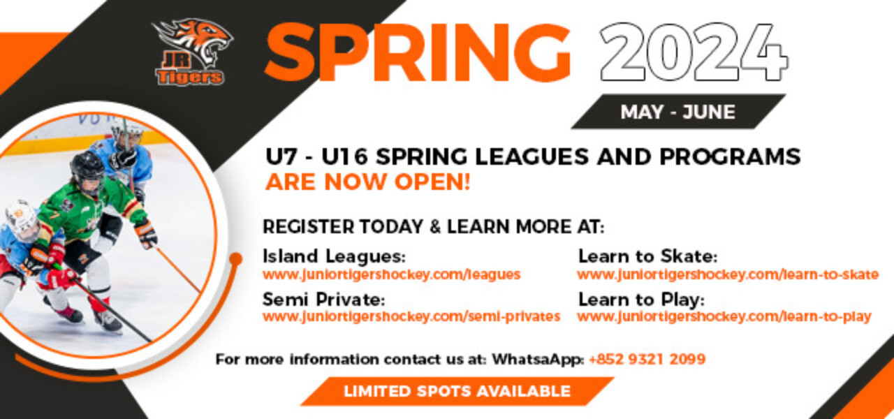 JR. TIGERS SPRING LEAGUES & PROGRAMS NOW OPEN FOR REGISTRATION