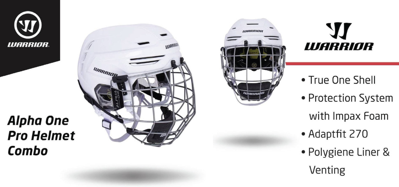 Warrior ALPHA ONE PRO HELMET COMBO