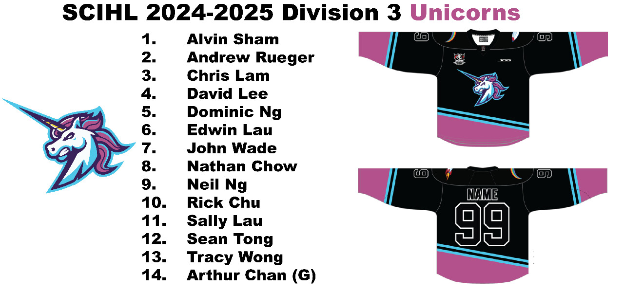 SCIHL 2024-2025 Division 3 Unicorns