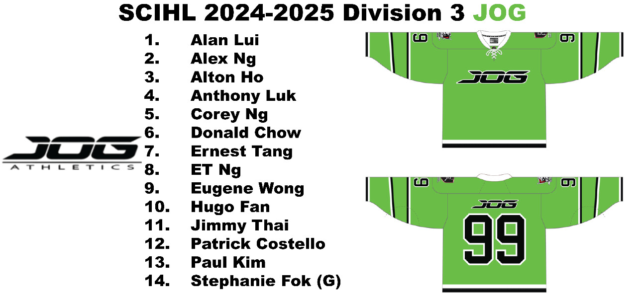 SCIHL 2024-2025 Division 3 JOG